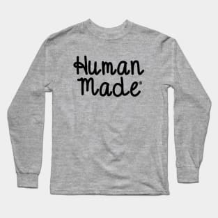 HUMAN MADE - black collector design Long Sleeve T-Shirt